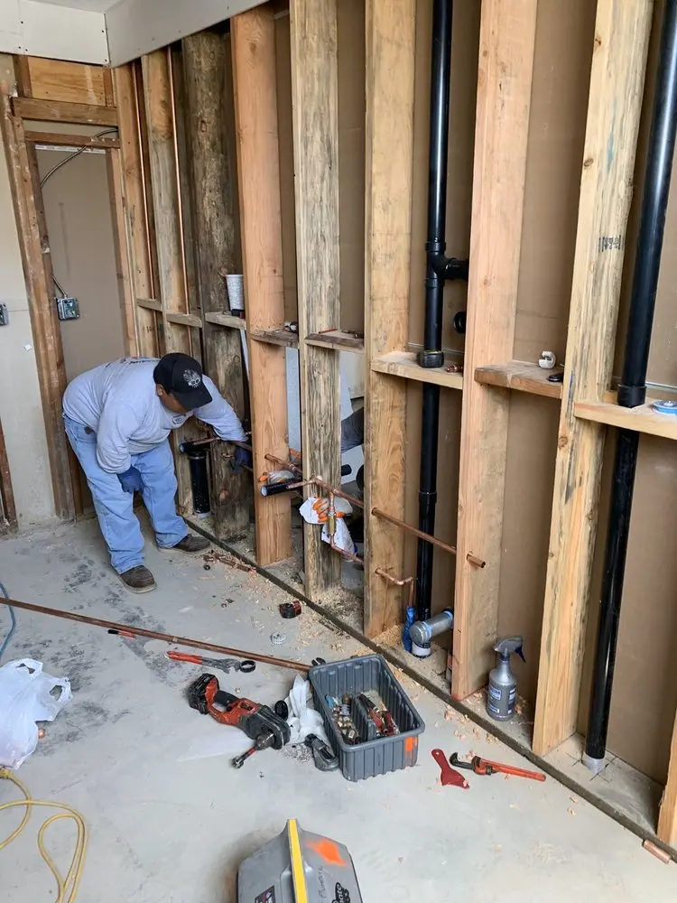 Commercial rough-in plumbing for Gas Line Repair in Crestwood